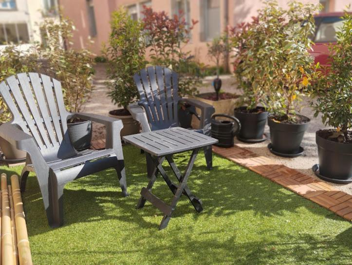 Maison De Village Appartement Rdc Avec Terrasse Gy ภายนอก รูปภาพ